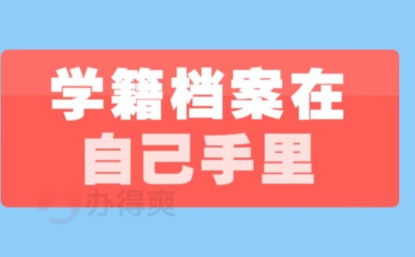 档案在自己手里