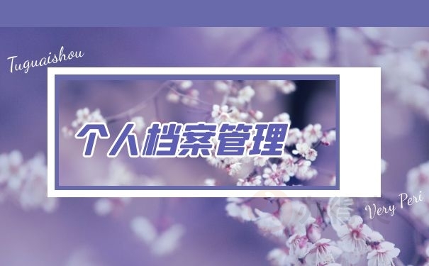个人档案管理