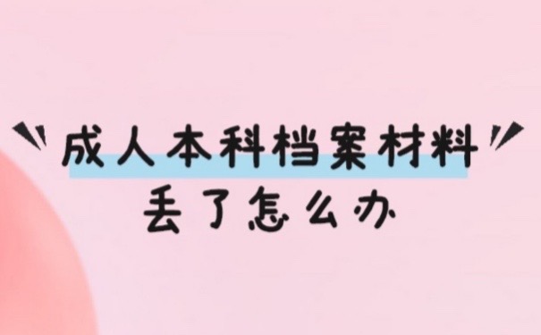 本科档案