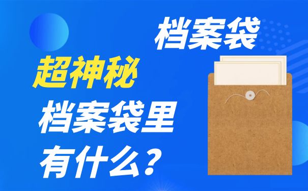 档案袋里是什么