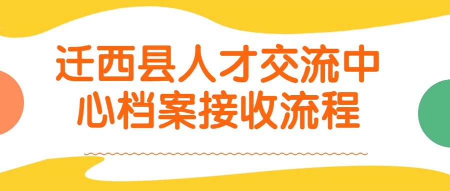 迁西县人才交流中心档案接收流程