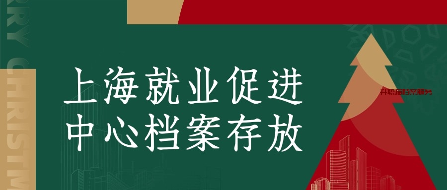 上海就业促进中心档案存放